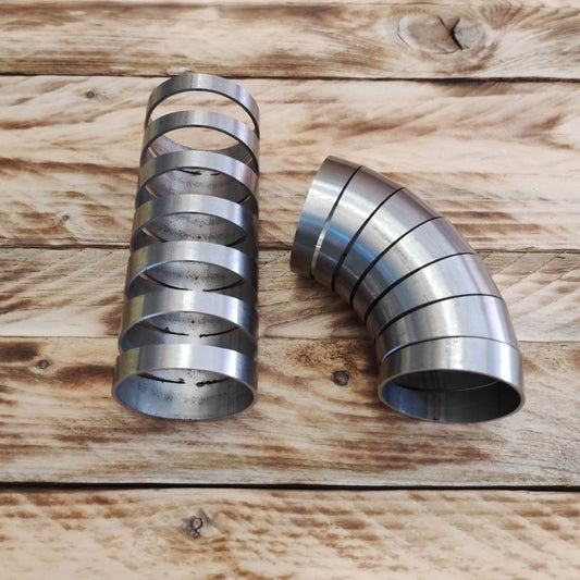 Pie Cut Bend Ø45x1,5mm 90° for Exhaust System